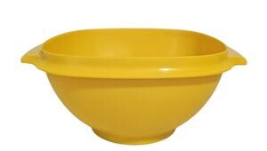 Tupperware Yellow Serving Mixing Bowl 836 Made USA Vintage Retro